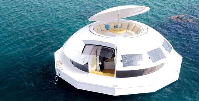 Rumah Apung Futuristik, Bisa Untuk Isolasi Mewah Saat Pandemi