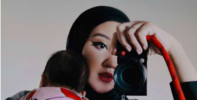 Dian Pelangi Bikin 'Bedong of The Day' untuk Si Kecil Rumi