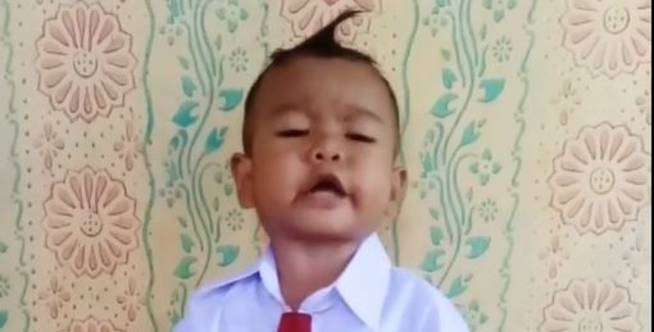 Video Bocah Hafalkan Pancasila