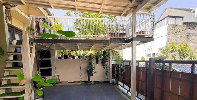 Asri dengan banyak tanaman