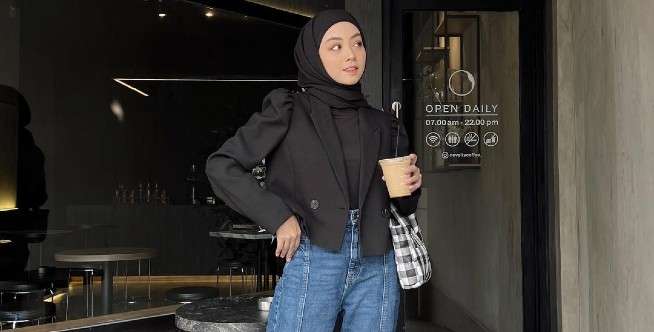Intip cara fashion hijab satu ini