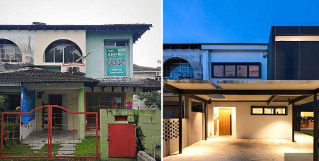 Perubahan Rumah Tua Jadi Keren Berdesain Modern