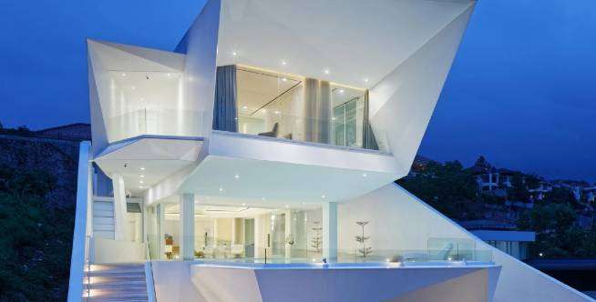 Desain Modern Serba Putih