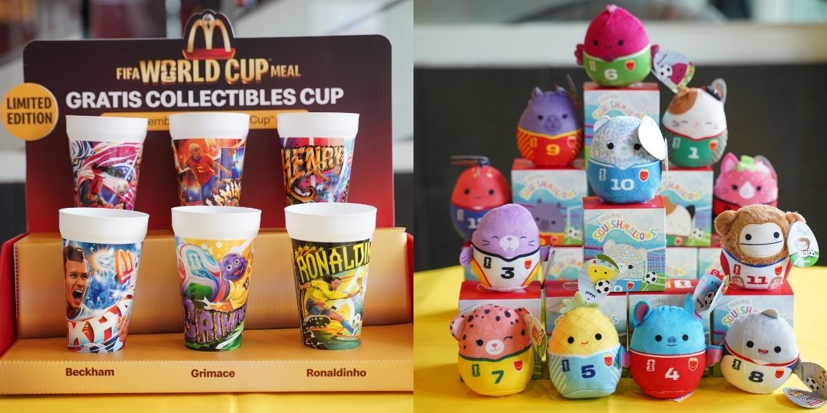 FIFA World Cup Meal, Gelas Legenda Bola, dan Happy Meal Squishmallows untuk Temani Momen Nonton Bareng