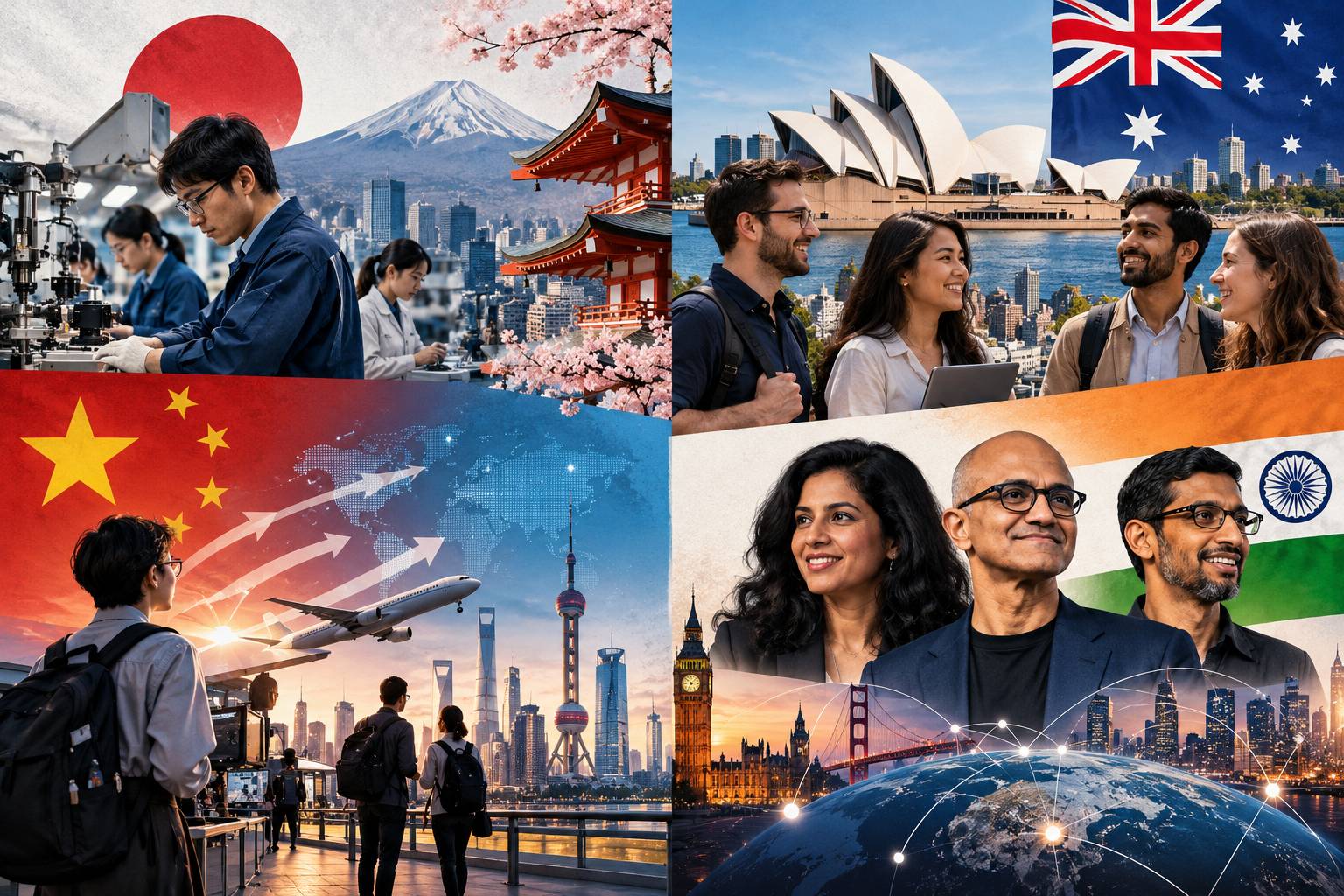 Jepang, Australia, China, dan India Punya Strategi Berbeda