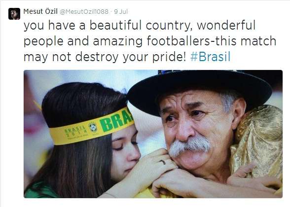 Simpati Pemain Muslim Andalan Jerman ke Fans Tua Brasil