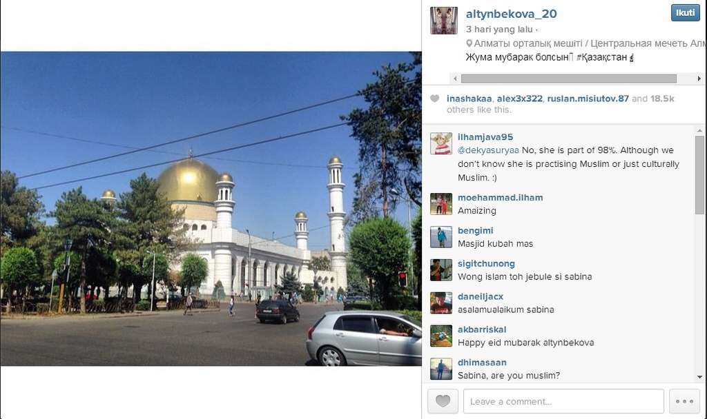 Begini Cara Sabina Merayakan Lebaran