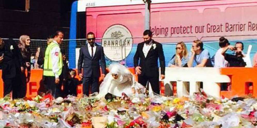 Pengantin Berhijab Ini Bikin Haru Warga Sydney
