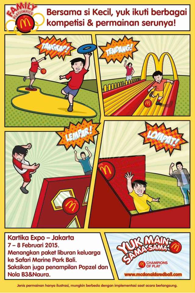 McDonalds Redball: Ide Seru Bareng Si Kecil