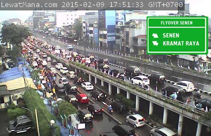 Titik Kemacetan Jakarta Sore Ini