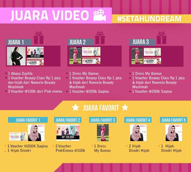Ikuti Lomba Video Tutorial Hijab #SetahunDream