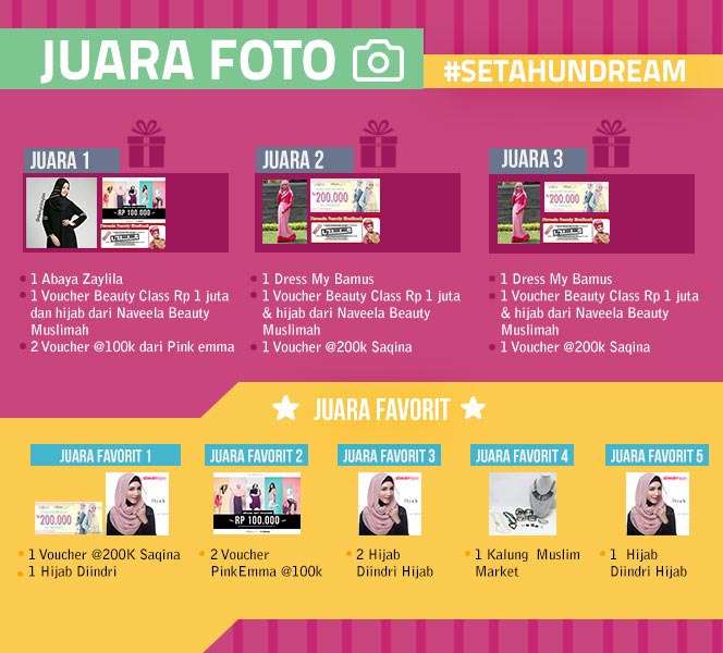 Ayo Ikuti Lomba Foto Tutorial Hijab #SetahunDream