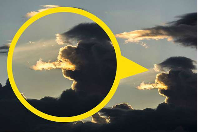 Awan Berbentuk Kepala Naga Gegerkan Jagat Maya