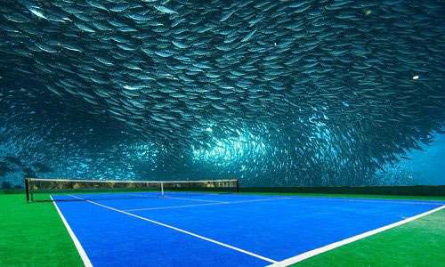 Lapangan Tenis Bawah Laut, Ide Gila Baru dari Dubai