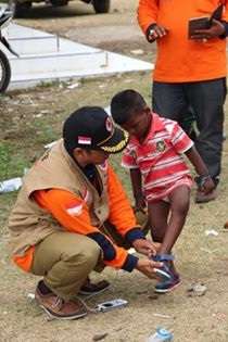 Bocah Rohingya Sebatang Kara di Lautan