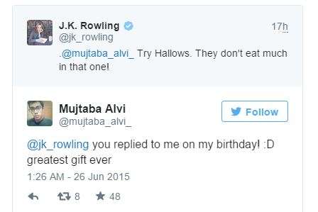 JK Rowling Beri Kejutan Pelajar Muslim yang Berpuasa