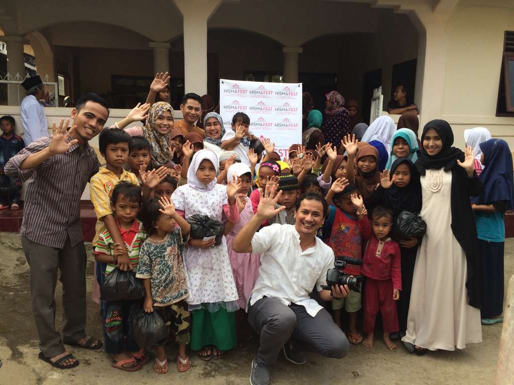 Hisma Fest, Terjun Langsung Bantu Anak Yatim Piatu
