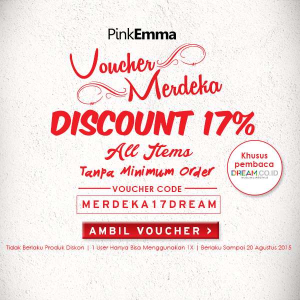 Sambut Ultah Indonesia, PinkEmma Bagi-bagi Voucher Diskon 17%