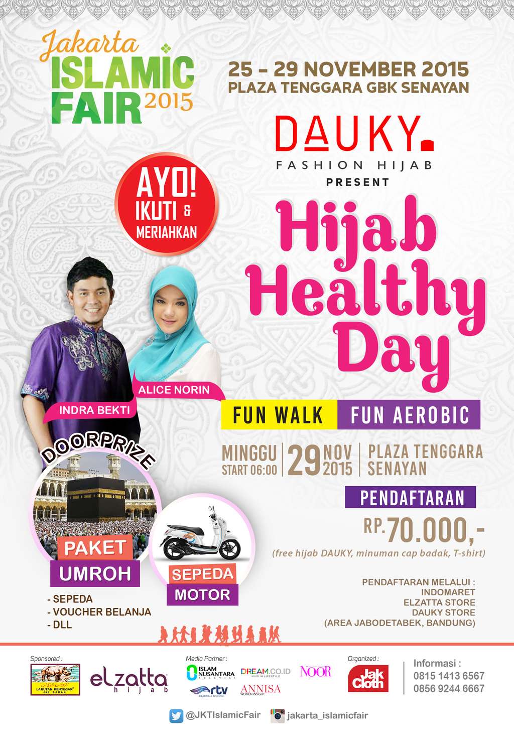JIF 2015: Ikut Hijab Healthy Day Berhadiah Umrah, Mau?