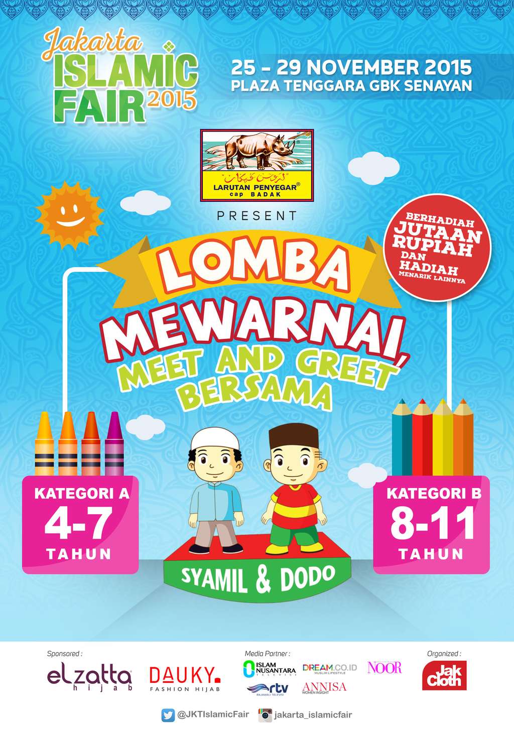 JIF 2015: Ada Syamil Dodo, Raih Jutaan Rupiah