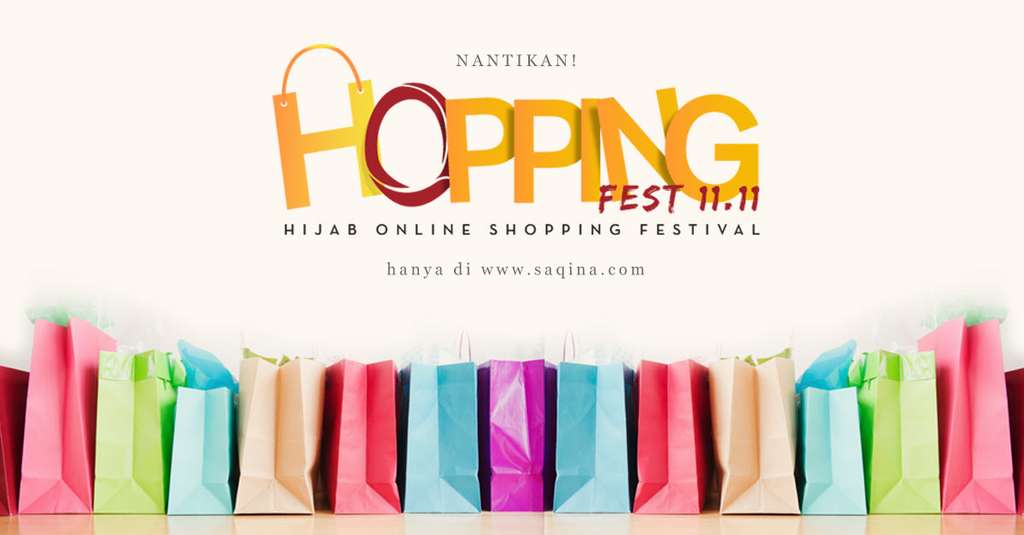 Saqina: Rayakan Hopping Fest dengan Pesta Diskon 100 Persen