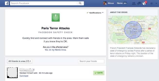 Mengapa Zuckerberg Tak Aktifkan Safety Check Teror Beirut?
