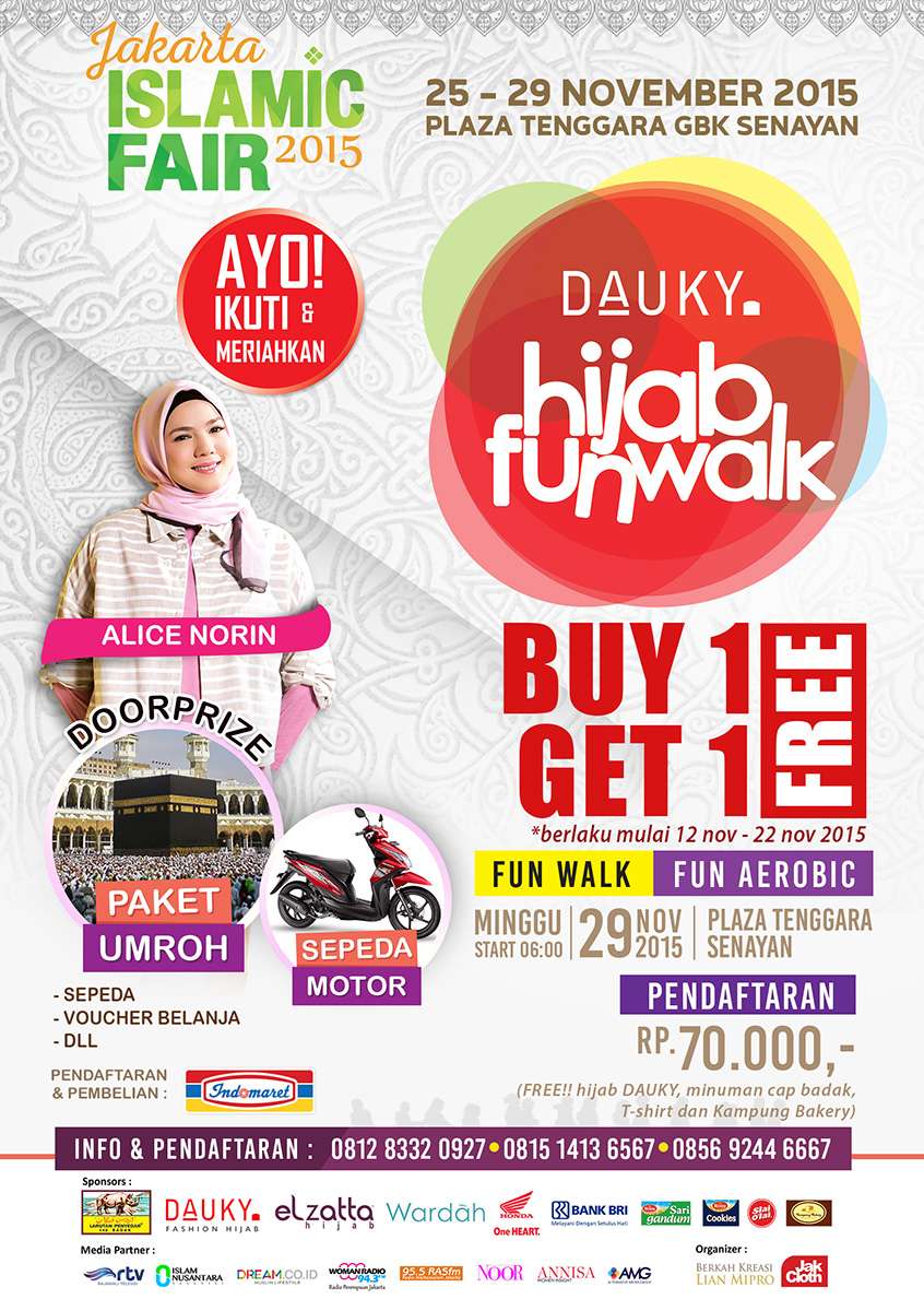 Hijab Funwalk: Gembira Sambil Sehatkan Tubuh