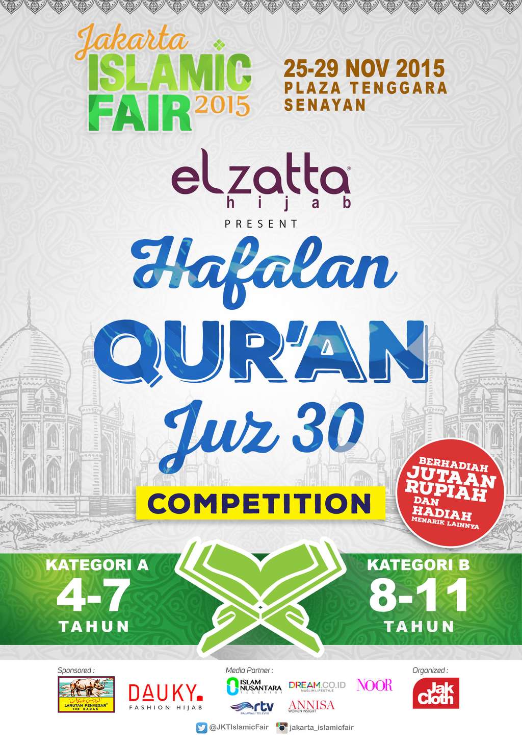 JIF 2015: Hadiah Puluhan Juta Buat Penghapal Juz 30 Quran