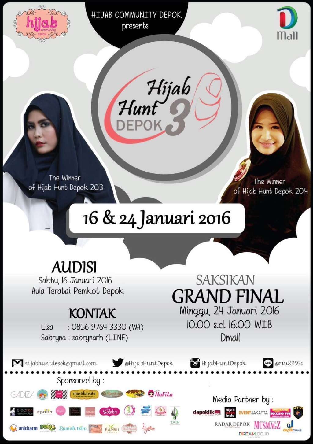 Hijab Community: Adu Bakat di Final Hijab Hunt Depok 3
