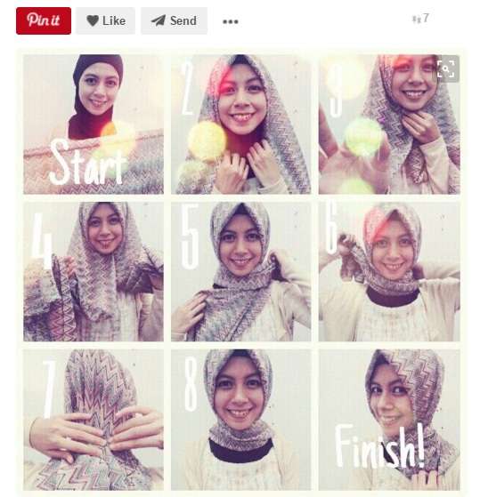 Inspirasi Hijab ala Turkish Style