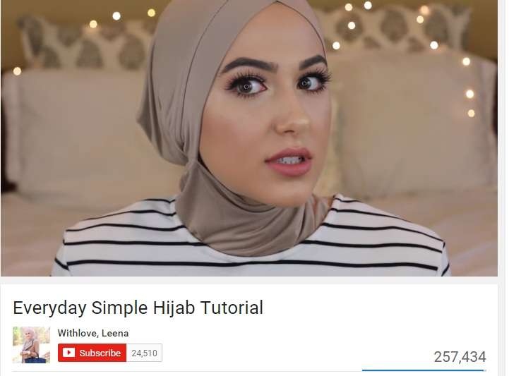 Hijab Tutorial untuk Weekend