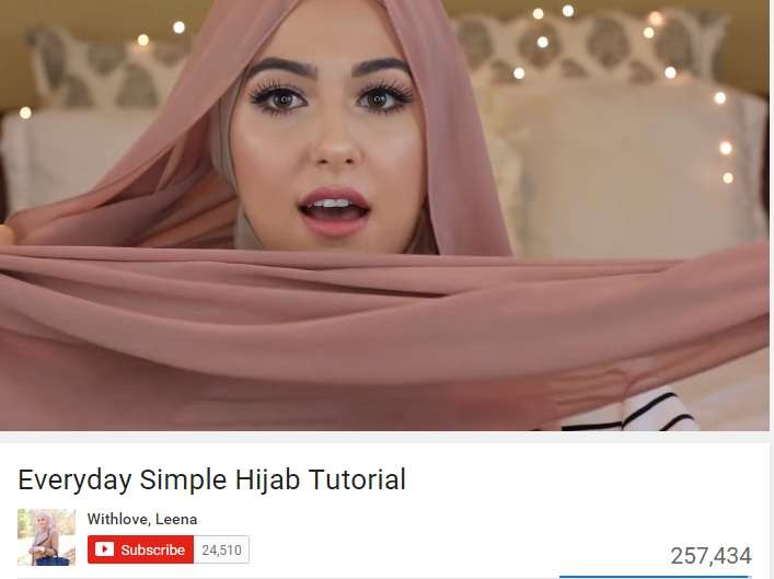 Hijab Tutorial untuk Weekend