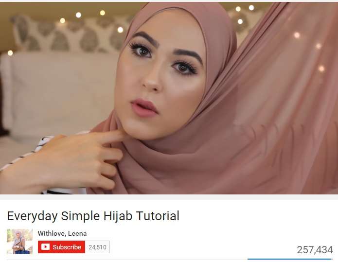 Hijab Tutorial untuk Weekend