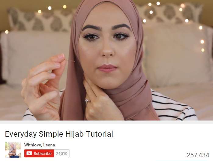 Hijab Tutorial untuk Weekend