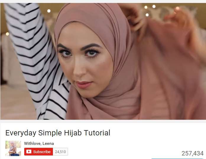 Hijab Tutorial untuk Weekend