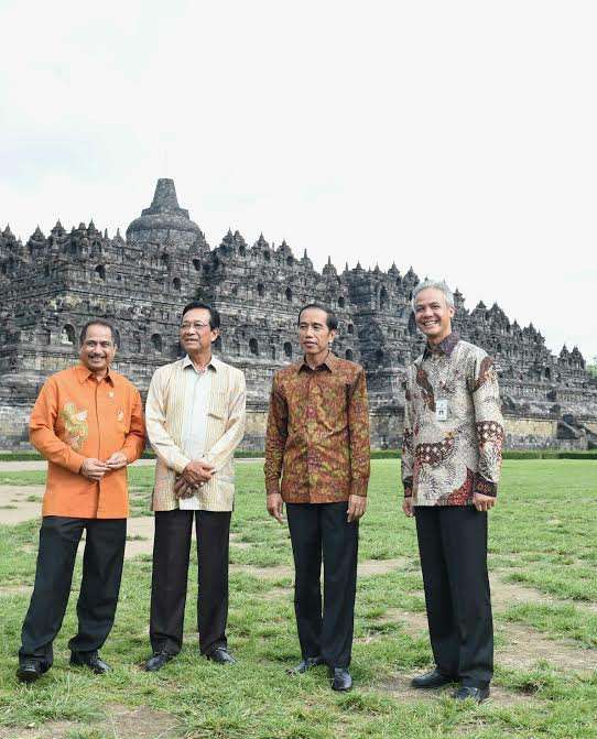 Kala Jokowi Sambangi Candi Terbesar di Dunia Kala Jokowi Sambangi Candi Terbesar di Dunia