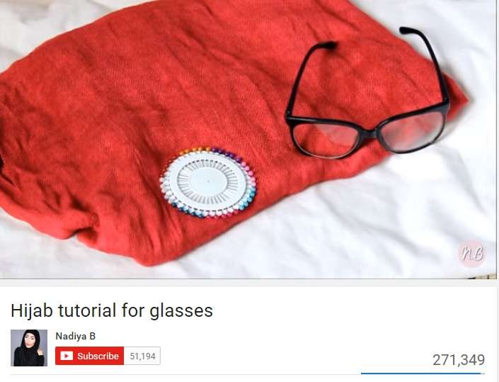 Hijab Tutorial si Pengguna Kacamata