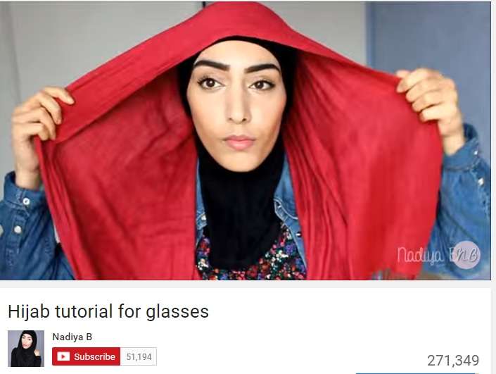 Hijab Tutorial si Pengguna Kacamata