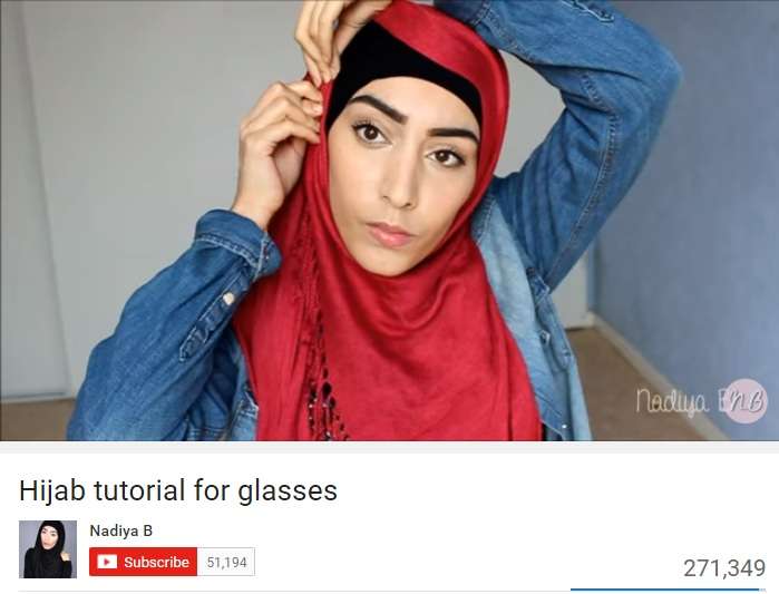 Hijab Tutorial si Pengguna Kacamata