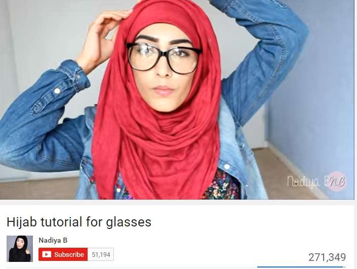 Hijab Tutorial si Pengguna Kacamata