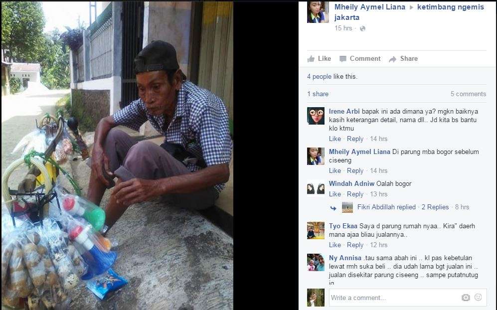 Tangis Kakek Penjual Terompet