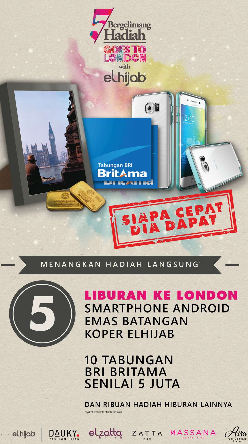 Puaskan Pelanggan, elhijab Beri Hadiah Wisata ke London