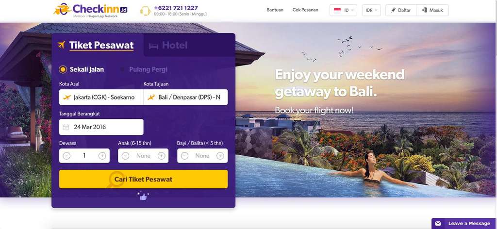 Checkinn.id, Situs Terpercaya untuk Pecinta Traveling