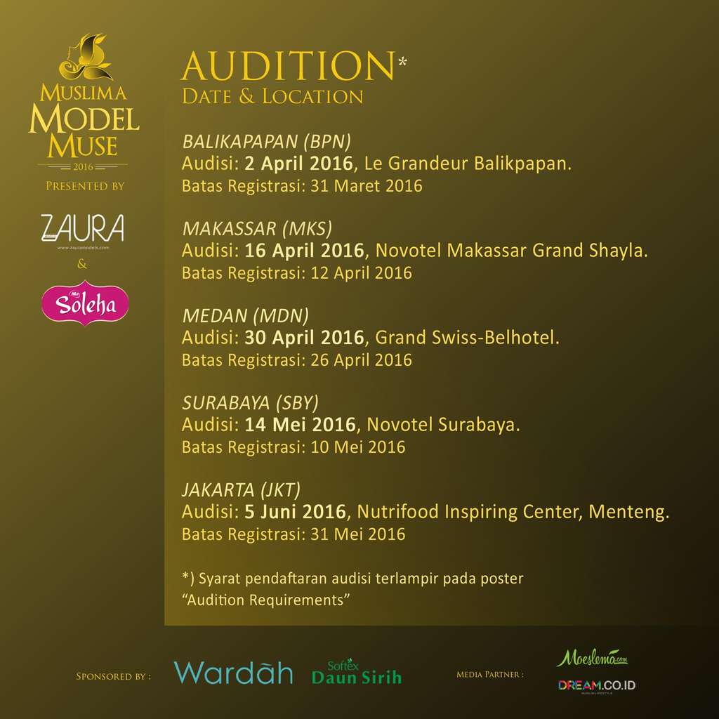 Siap-siap! Zaura Models Usung Muslima Model Muse 2016 Siap-siap! Zaura Models Usung Muslima Model Muse 2016