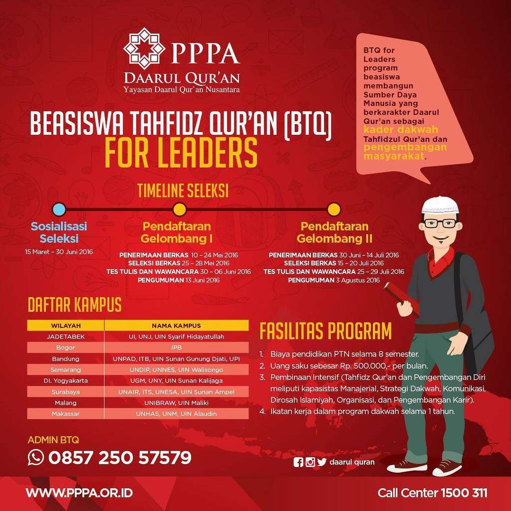 Cetak Generasi Pemimpin, Daqu Luncurkan BTQ for Leader