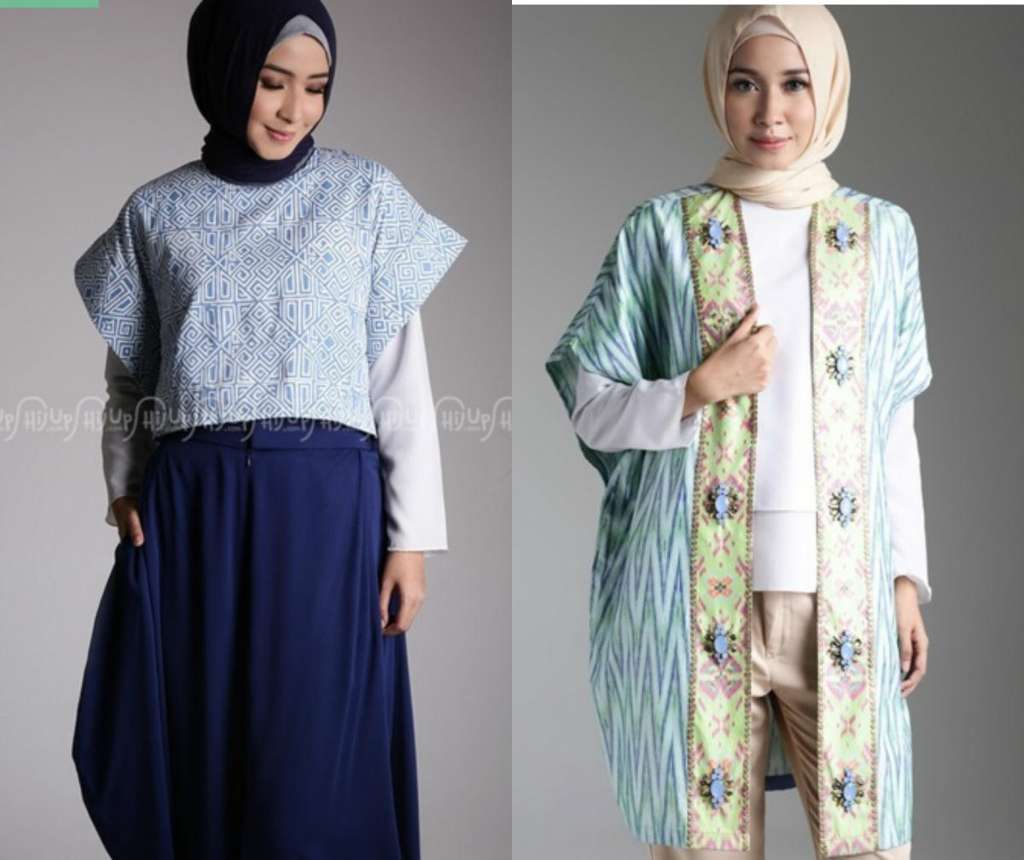 32 Model Baju Batik Muslim Modern Terbaru