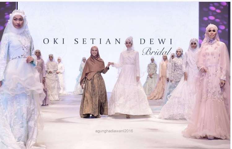 Nuansa Pastel Dominasi Oki Setiana Dewi Bridal di Makassar