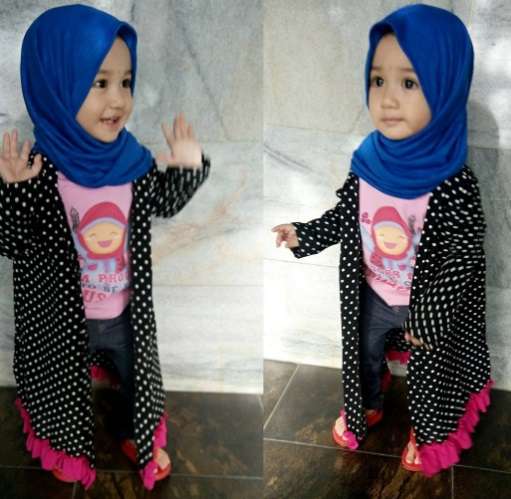 Ghiza, Hijaber Cilik Fashionable yang Menggemaskan