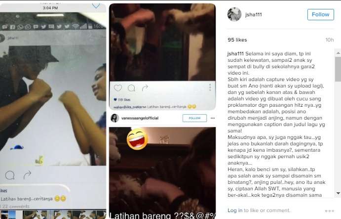Berseteru Dengan Vanessa-Didi, Jane Shalimar Ngamuk