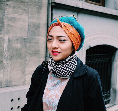 Intip Gaya Hijaber Padukan Turban dengan Syawl Intip Gaya Hijaber Padukan Turban dengan Syawl